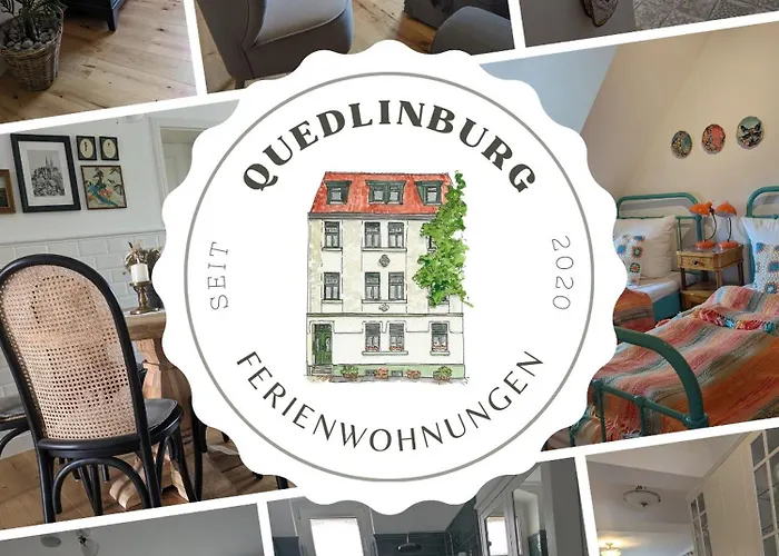 아파트 Quedlinburg Ferienwohnungen 크베들린부르크